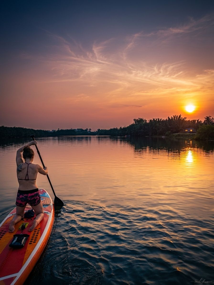 EasyLife SUP – Paddeln in den Sonnenuntergang – 1/3